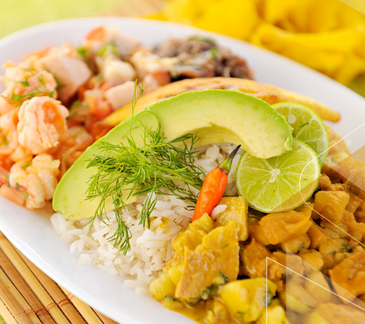 Enjoy delicious equadorian food